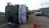 Yolcu otobüsü devrildi: 3 ölü, 20 yaralı