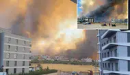 Çanakkale'de orman yangını! Alevler hastaneye yaklaştı
