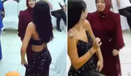 Kızının dans figürleri başörtülü anneyi çileden çıkardı