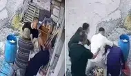 Böyle canilik görülmedi! Bidon yüzünden 70 yaşındaki kadını dövdüler