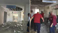 Hastanenin tavanı çöktü