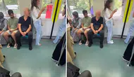 Metroda akıl almaz olay! Torunu yaşındaki kıza bakın ne yaptı