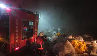 Çöp toplama merkezinde korkutan yangın