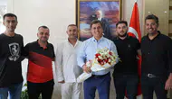 Amatör Kulüpler Birliği’nden Yunus Öztürk’e ziyaret