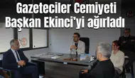 BAŞKAN EKİNCİ’DEN GAZETECİLER CEMİYETİ’NE ZİYARET