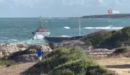 Kargo gemisi karaya oturdu