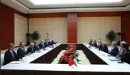 Cumhurbaşkanı Erdoğan, Pezeşkiyan ile görüştü