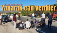 İlçede feci kaza: Yanarak can verdiler