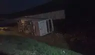 Taraftar midibüsü devrildi: 27 yaralı
