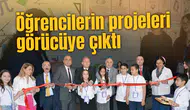 Öğrencilerin projeleri görücüye çıktı