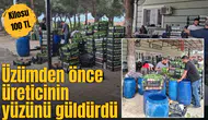 Üzümden önce üreticinin yüzünü güldürdü