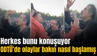ODTÜ'nün bahar şenlğinde olaylar bakın nasıl başlamış