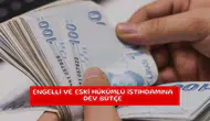 Engelli ve eski hükümlü istihdamına dev bütçe