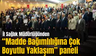 İl Sağlık Müdürlüğünden “Madde Bağımlılığına Çok Boyutlu Yaklaşım” paneli