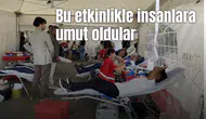 Bu etkinlikle insanlara umut oldular