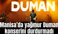 Yağmur Duman konserini durdurmadı