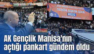 AK Gençlik Manisa'nın açtığı pankart gündem oldu