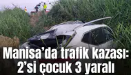 Manisa'da otomobil ile kamyon çarpıştı: 3 yaralı