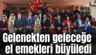 Gelenekten geleceğe el emekleri büyüledi