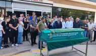 Hayatını kaybeden hastane çalışanına son veda