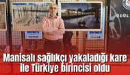 Manisalı sağlıkçı yakaladığı kare ile Türkiye birincisi oldu