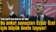 Bu anket sonuçları Özgür Özel için büyük önem taşıyor! İşte sonuçları