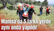 Manisa'da 5 farklı yerde aynı anda yapıldı!