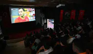 Manisa CBÜ öğrencileri milli maçı hep birlikte izledi