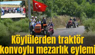 Yağcılar halkından mezarlık istemiyoruz eylemi