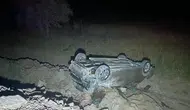 Manisa’da otomobil şarampole uçtu: 2 yaralı