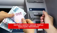 Memura geriye dönük toplu sözleşme ikramiyesi