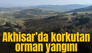 Manisa’da korkutan orman yangını