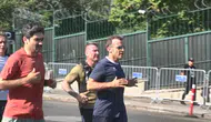 Macron bu defa Ankara sokaklarında koştu