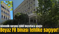 Güvenlik sorunu ciddi boyutlara ulaştı: Beyaz Fil binası tehlike saçıyor!
