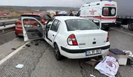 Karayolda sağanak yağış zincirleme kazalara yol açtı