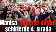 Manisa “öğrenci dostu” şehirlerde 4. sırada