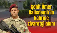 Şehit Ömer Halisdemir'in kabrine ziyaretçi akını
