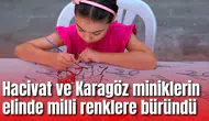 Hacivat ve Karagöz milli renklere büründü