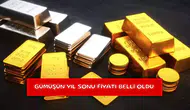 Gümüşün yıl sonu fiyatı belli oldu
