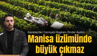 Gazeteciler Cemiyeti Başkanı Önder Aydın: Manisa üzümünde büyük çıkmaz