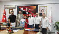 TEKNOFEST Türkiye Birincisi Demir’den İlçe Millî Eğitim Müdürü Efe’ye Ziyaret