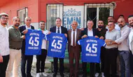 Nurlupınarspor belediye başkanlarını ağırladı