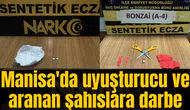 Manisa'da uyuşturucu ve aranan şahıslara darbe