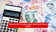 Türkiye'de en çok vergi verenler belli oldu