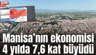 Manisa’nın ekonomisi 4 yılda 7,6 kat büyüdü