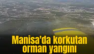 Manisa'da korkutan orman yangını