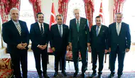 Cumhurbaşkanı Erdoğan dev kulup başkanlarını kabul etti