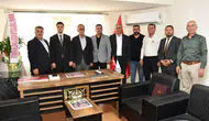 Kamyoncular Kooperatifi’nden Başkan Enes İzci’ye hayırlı olsun ziyareti