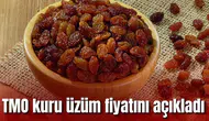 TMO kuru üzüm fiyatını açıkladı