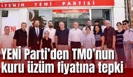 YENİ Parti’den TMO’nun kuru üzüm fiyatına tepki: 95 liraya kimse üzüm satmayacak